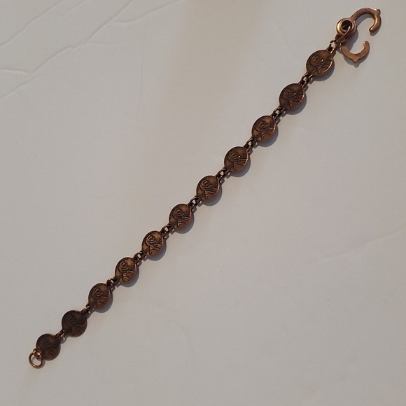 Mini Penny Copper Bracelet - Picture 2 of 7